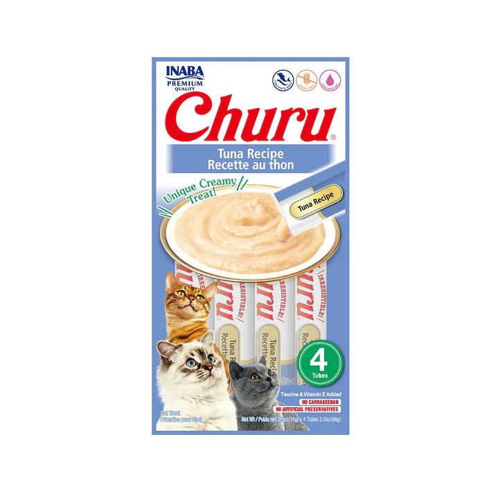 CHURU Gato Sabor Atún — 4 tubos