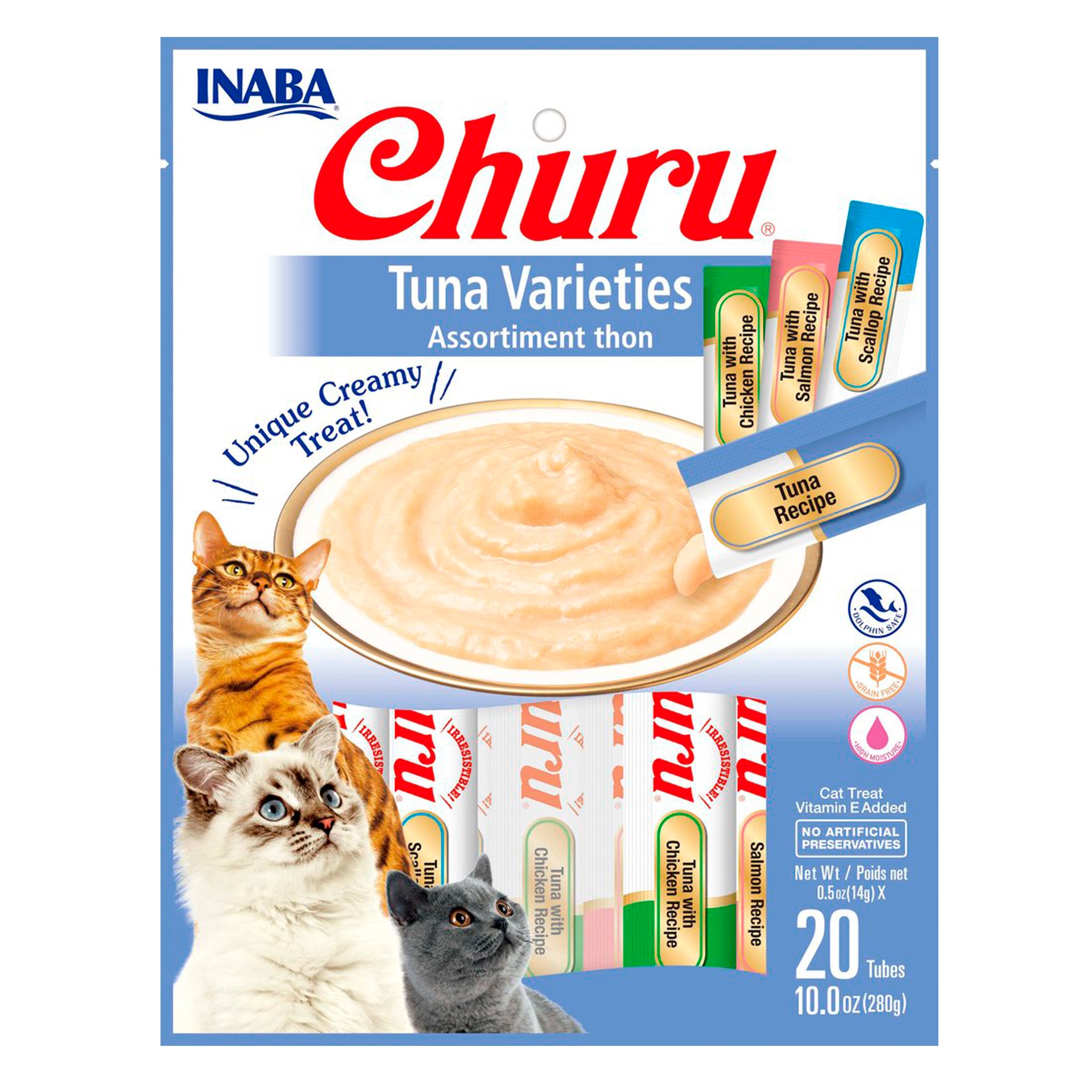 CHURU Gato Variedades Atún — 20 tubos